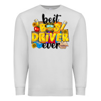 Dove Grey best bus driver ever Premium Sweatshirt - NancyCooperArtShop