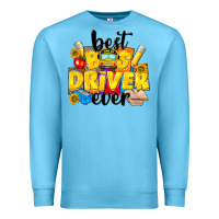 Ocean Blue best bus driver ever Premium Sweatshirt - NancyCooperArtShop