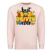 Pale Pink best bus driver ever Premium Sweatshirt - NancyCooperArtShop