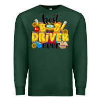 Sports Green best bus driver ever Premium Sweatshirt - NancyCooperArtShop