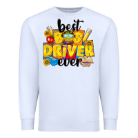 White best bus driver ever Premium Sweatshirt - NancyCooperArtShop
