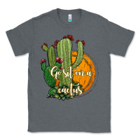 Charcoal Heather cactus go sit on a cactus Classic Tee - Jasminsmagicworld