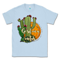 Dusty Blue cactus go sit on a cactus Classic Tee - Jasminsmagicworld