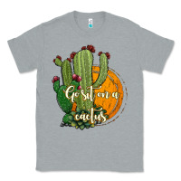 Heather Grey cactus go sit on a cactus Classic Tee - Jasminsmagicworld