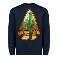 Navy desert cactus arrowhead Heavyweight Sweatshirt - Jasminsmagicworld