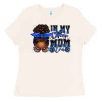 Bone in my cheer mom era afro messy bun Ladies Tee - texasbilliewilder