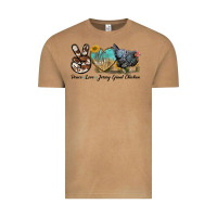 Vintage Camel Peace Love Jersey Giant Chicken Vintage Tee - LillyAllenDesigns