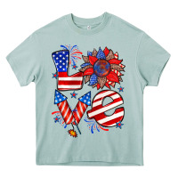 Arona 4th of july love Heavy Core Tee - Zillion Design Studio
