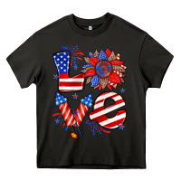 Asphalt 4th of july love Heavy Core Tee - Zillion Design Studio