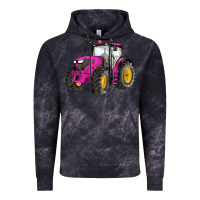 Cloud Black western farm tractor pink Vintage Hoodie - Artiststas
