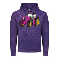 Cloud Purple western farm tractor pink Vintage Hoodie - Artiststas
