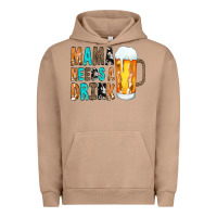 Pigment Burro Mama Needs a Drink Urban Hoodie - CowCowDesign