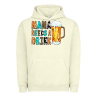 Pigment Pistachio Mama Needs a Drink Urban Hoodie - CowCowDesign
