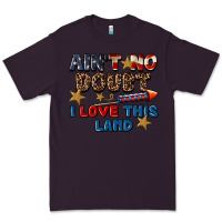 Plum Ain't no doubt i love this land 4th of july Premium Tee - CowGirlArtShop