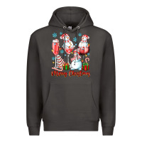 Smoke merry christmas wine glasses Premium Hoodie - texasbilliewilder