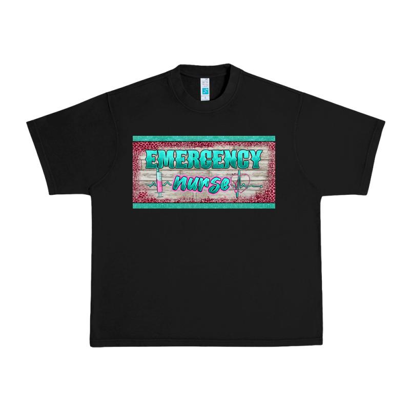 Western Emergency Nurse License Plate Template Urban Heavy Tee by BarkalooDesign | Teevron