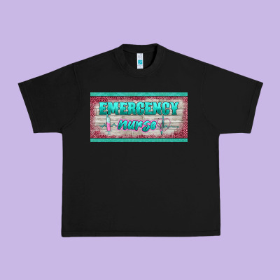 Western Emergency Nurse License Plate Template Urban Heavy Tee Designed By Barkaloodesign