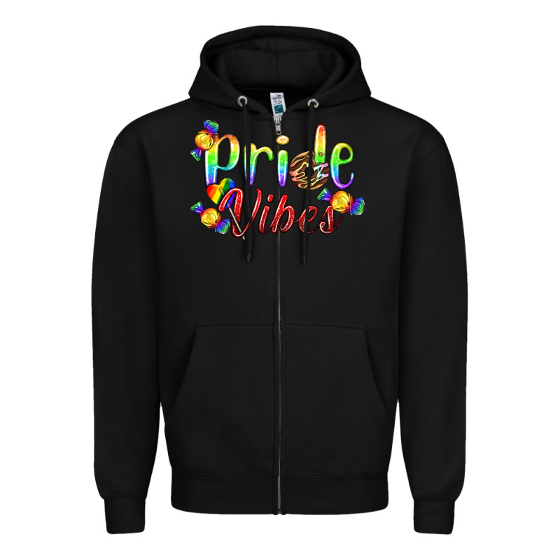 Pride Vibes Lgbtq Zipper Hoodie by BundleAndBundleShop | Teevron