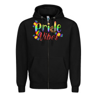 Black Pride Vibes LGBTQ Zipper Hoodie - BundleAndBundleShop