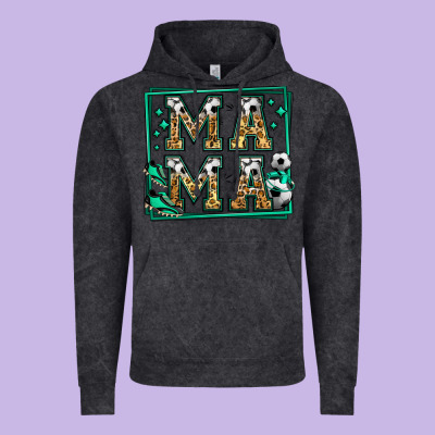 Soccer Mama Vintage Hoodie Designed By Jasminsmagicworld