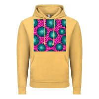 Vintage Mustard floral pink leopard seamless pattern Vintage Hoodie - BundleAndBundleShop