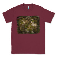 Burgundy green hunter camouflage pattern brushstroke Classic Tee - Jasminsmagicworld
