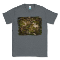 Charcoal Heather green hunter camouflage pattern brushstroke Classic Tee - Jasminsmagicworld