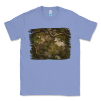 Colony Blue green hunter camouflage pattern brushstroke Classic Tee - Jasminsmagicworld