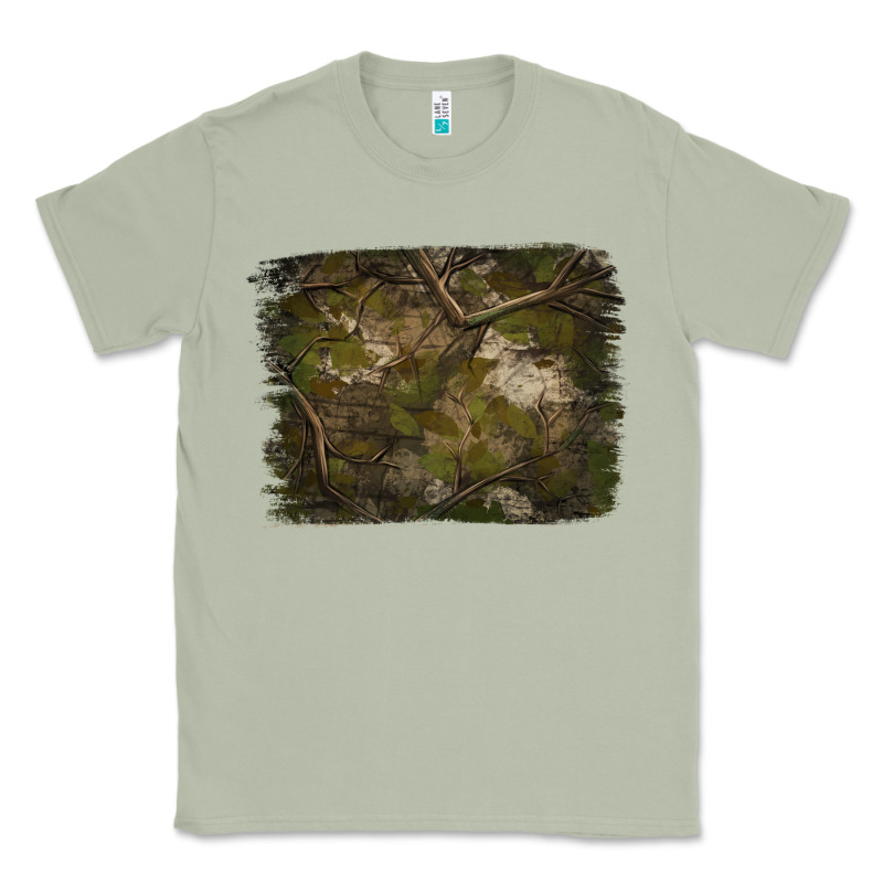 Green Hunter Camouflage Pattern Brushstroke Classic Tee by Jasminsmagicworld | Teevron