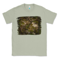 Matcha green hunter camouflage pattern brushstroke Classic Tee - Jasminsmagicworld