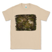 Mushroom green hunter camouflage pattern brushstroke Classic Tee - Jasminsmagicworld