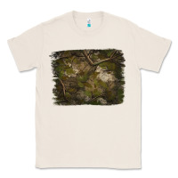Natural green hunter camouflage pattern brushstroke Classic Tee - Jasminsmagicworld