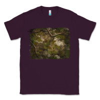 Plum green hunter camouflage pattern brushstroke Classic Tee - Jasminsmagicworld