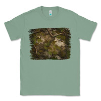 Sage green hunter camouflage pattern brushstroke Classic Tee - Jasminsmagicworld
