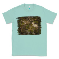 Seafoam green hunter camouflage pattern brushstroke Classic Tee - Jasminsmagicworld
