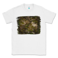 White green hunter camouflage pattern brushstroke Classic Tee - Jasminsmagicworld