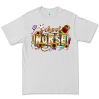 Dove Grey school nurse Premium Tee - CowhideDigitalArt