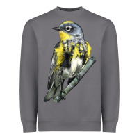 Storm yellow rumped warbler Heavyweight Sweatshirt - LillyAllenDesigns