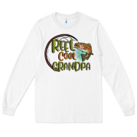 White reel cool  grandpa Long Sleeve Tee - MaliasSmallBusiness