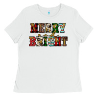 White merry and bright Ladies Tee - JahusDesignShop