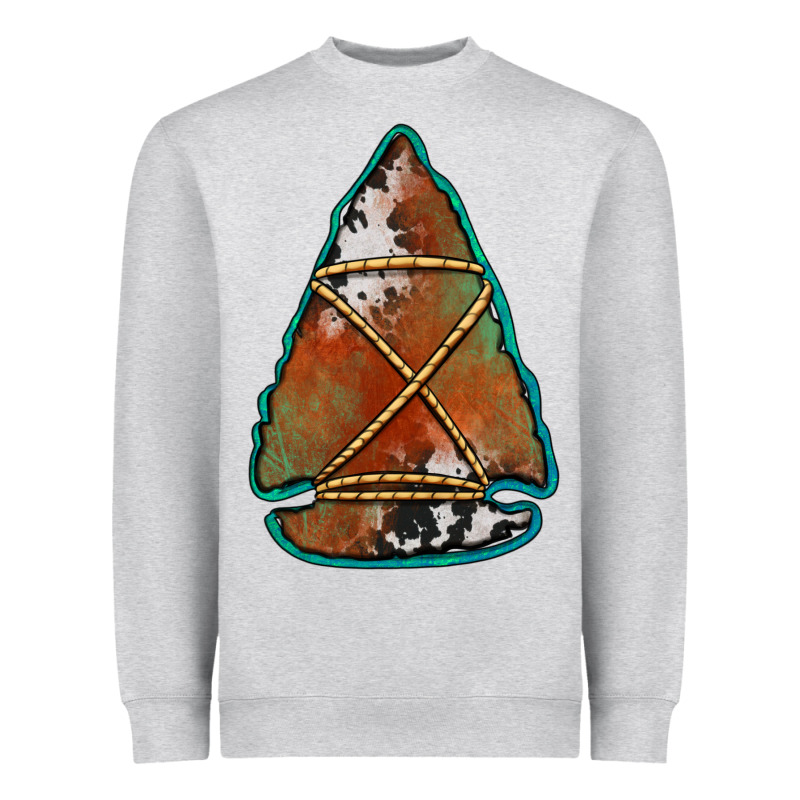 Cowhide Rusty Arrowhead Heavyweight Sweatshirt by Jasminsmagicworld | Teevron