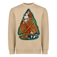Mushroom cowhide rusty arrowhead Heavyweight Sweatshirt - Jasminsmagicworld