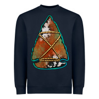 Navy cowhide rusty arrowhead Heavyweight Sweatshirt - Jasminsmagicworld
