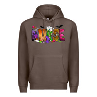 Coffee Nurse Halloween Premium Hoodie - NancyCooperArtShop