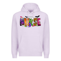 Lilac Nurse Halloween Premium Hoodie - NancyCooperArtShop