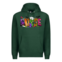 Sports Green Nurse Halloween Premium Hoodie - NancyCooperArtShop