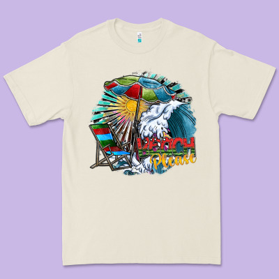 Beach Please Premium Tee Designed By Sublimationcraftshop