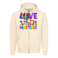 Sandshell Love İs All That Matters Zipper Hoodie - BundleAndBundleShop