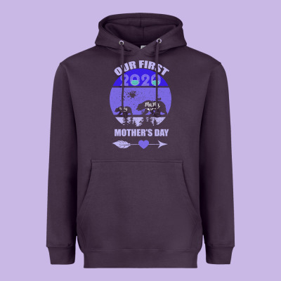 Our First Baby Mama Mother S Day Heavyweight Hoodie Designed By Bettercallsaul
