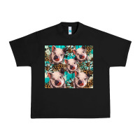 Black western cowhide sunflower baby pig Urban Heavy Tee - BarkalooDesign